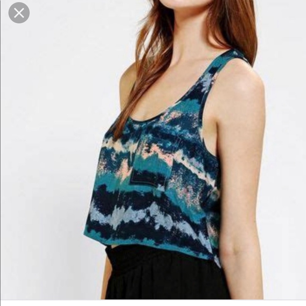 Paint crop top from urban outfitters